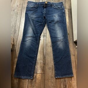 Hugo Boss Orange 24 Jeans Regular Fit Blue Denim Size 40/32 Medium Wash Low Rise